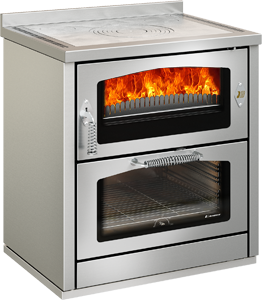 Vente de cuisinière à bois avec four encastrable - D8MAXI DOMINO en Gironde  et Dordogne - Chaleur Nordique ® - CHALEUR NORDIQUE